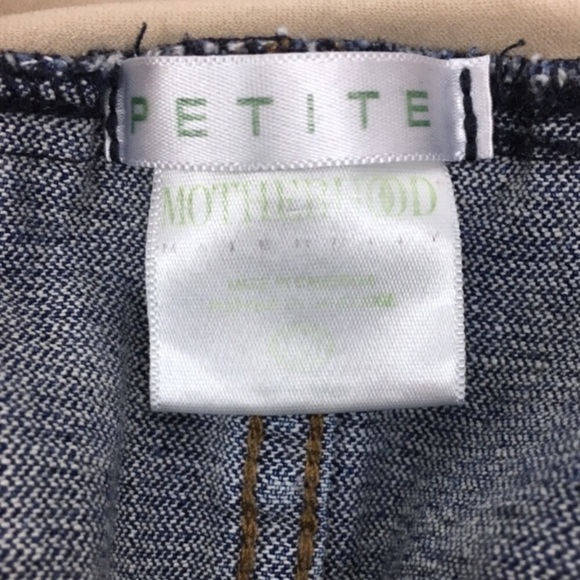 MOTHERHOOD MATERNITY Jeans Secret Fit Belly Stretch Denim Petite Medium 8-10 - Picture 11 of 14